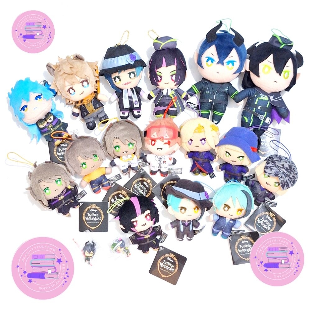 Twisted Wonderland Plush - Sega Mini Plush - Ballchain mascot | Hugcot Figure | Idia - Riddle - Deuc