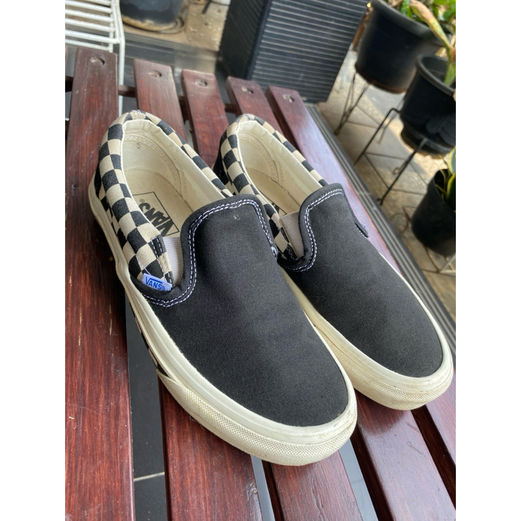preloved vans sidewall checkerboard