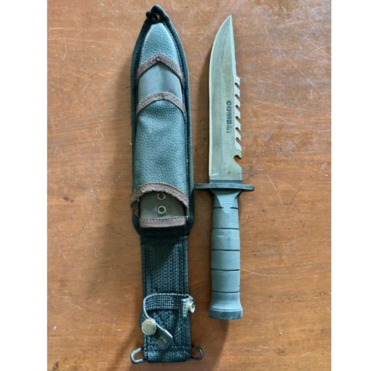 pisau combat dengan sarung nisoku