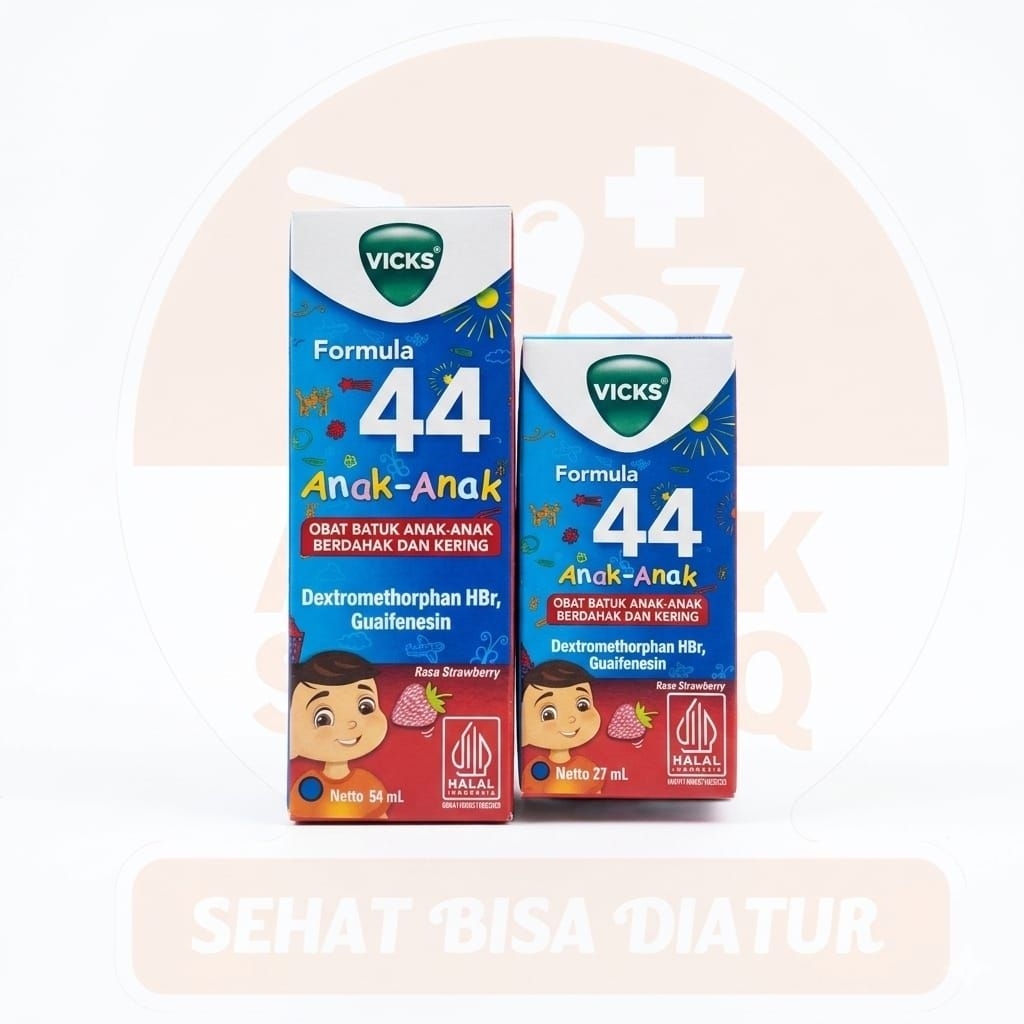 Vicks Formula 44 Anak Sirup Statwberry