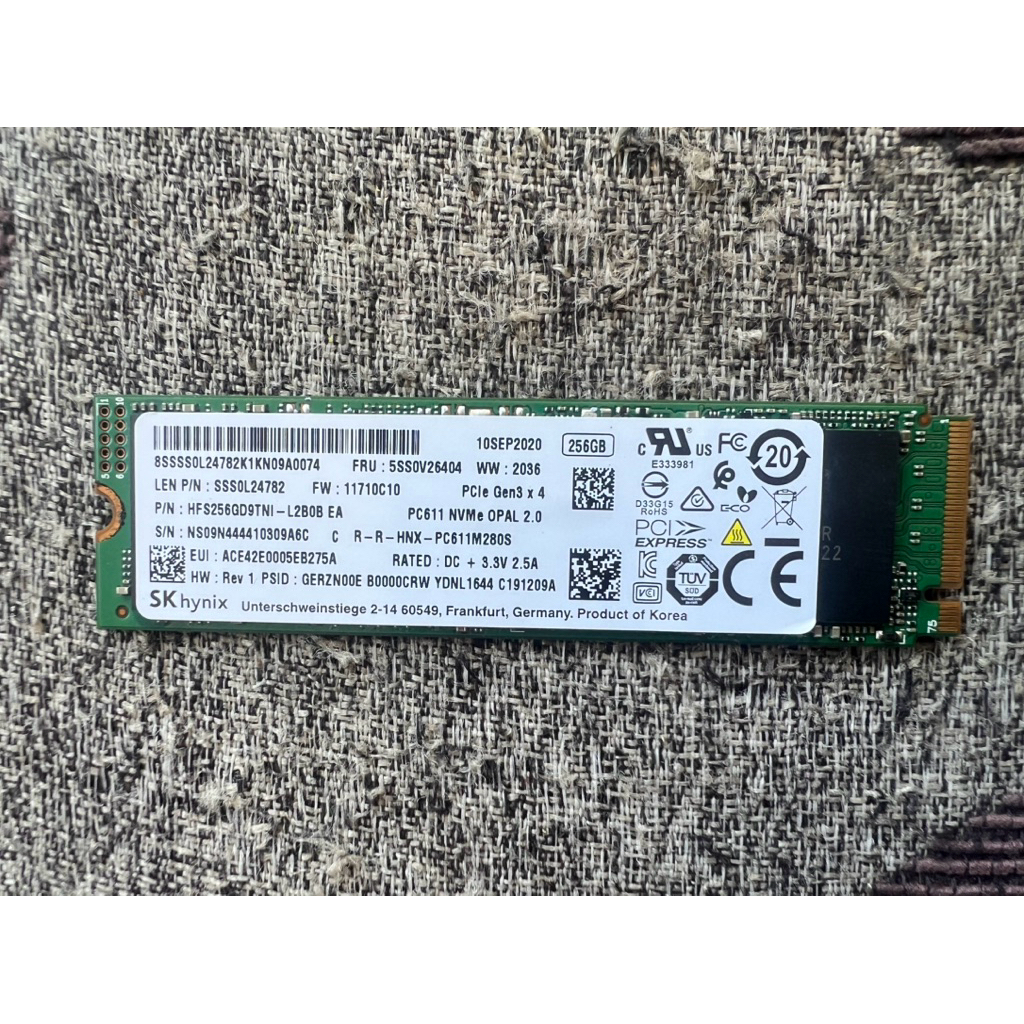 SSD NVMe 256GB Sky Hynix 2ND