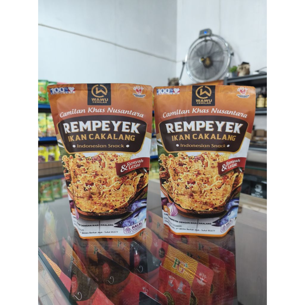 Rempeyek ikan Cakalang/Roa 80g