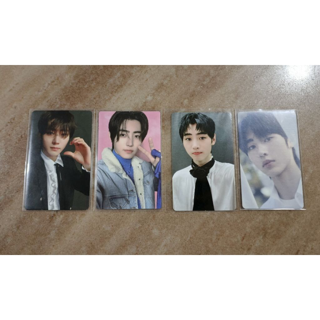 Enhypen Sunghoon dark blood showcase live, b-day paper photocard, border day one dusk album, hakanai