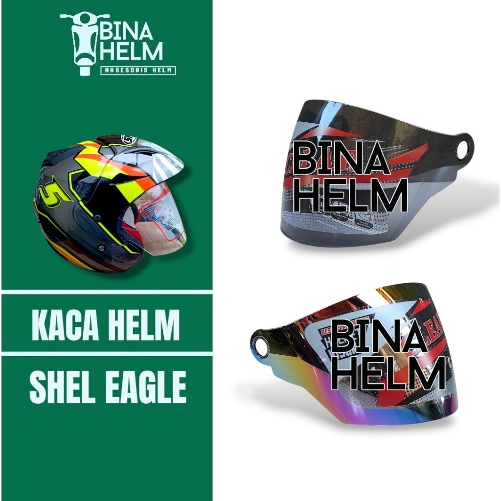 Kaca Helm SHEL EAGLE Visor Helm Shel Eagle