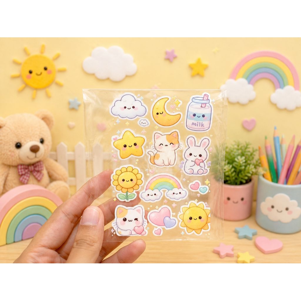 Sticker UV DTF | Sticker Thumbler | Sticker Lunchbox | Sticker Magic | Sticker Waterproof | Sticker 