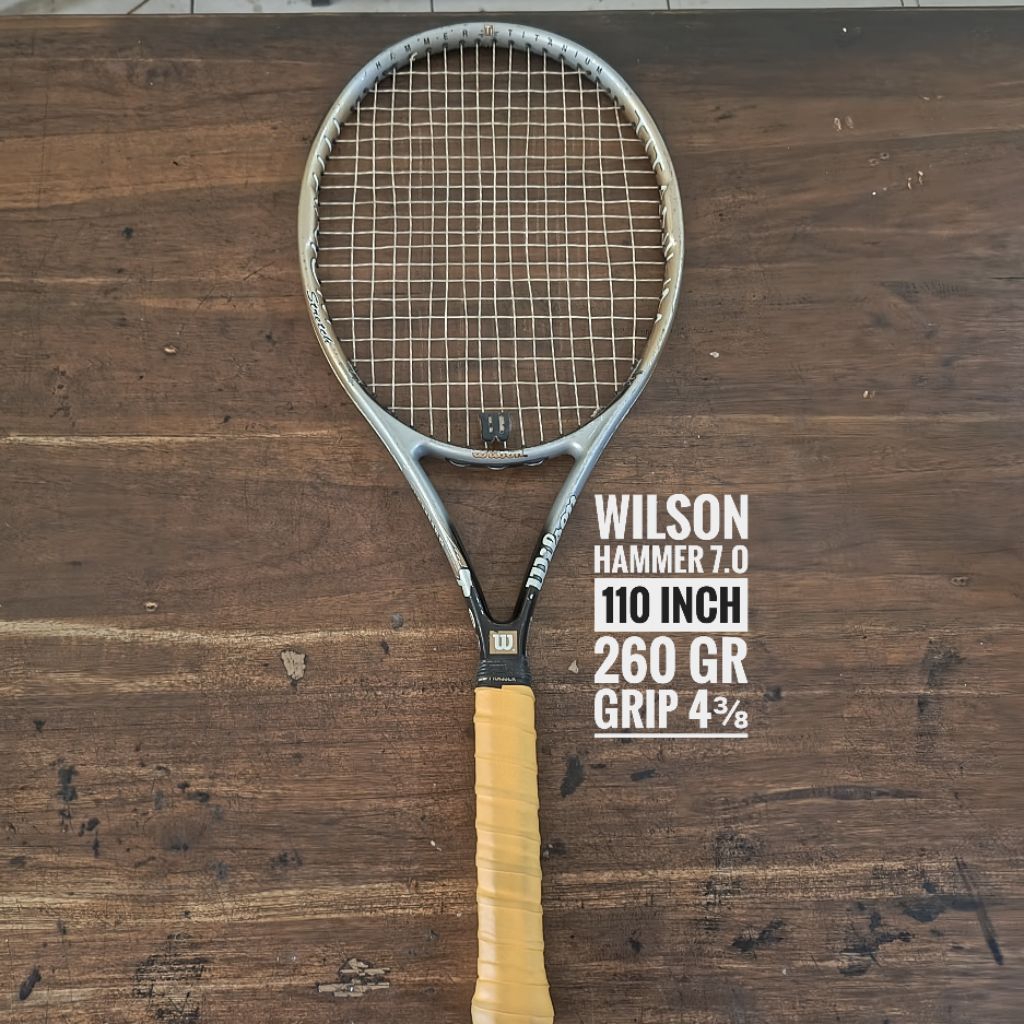 RAKET WILSON HAMMER MULUS SECOND