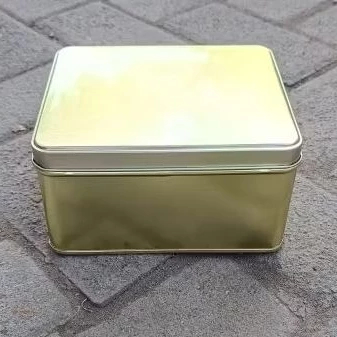 KALENG KOTAK POLOS SOUVENIR GOLD
