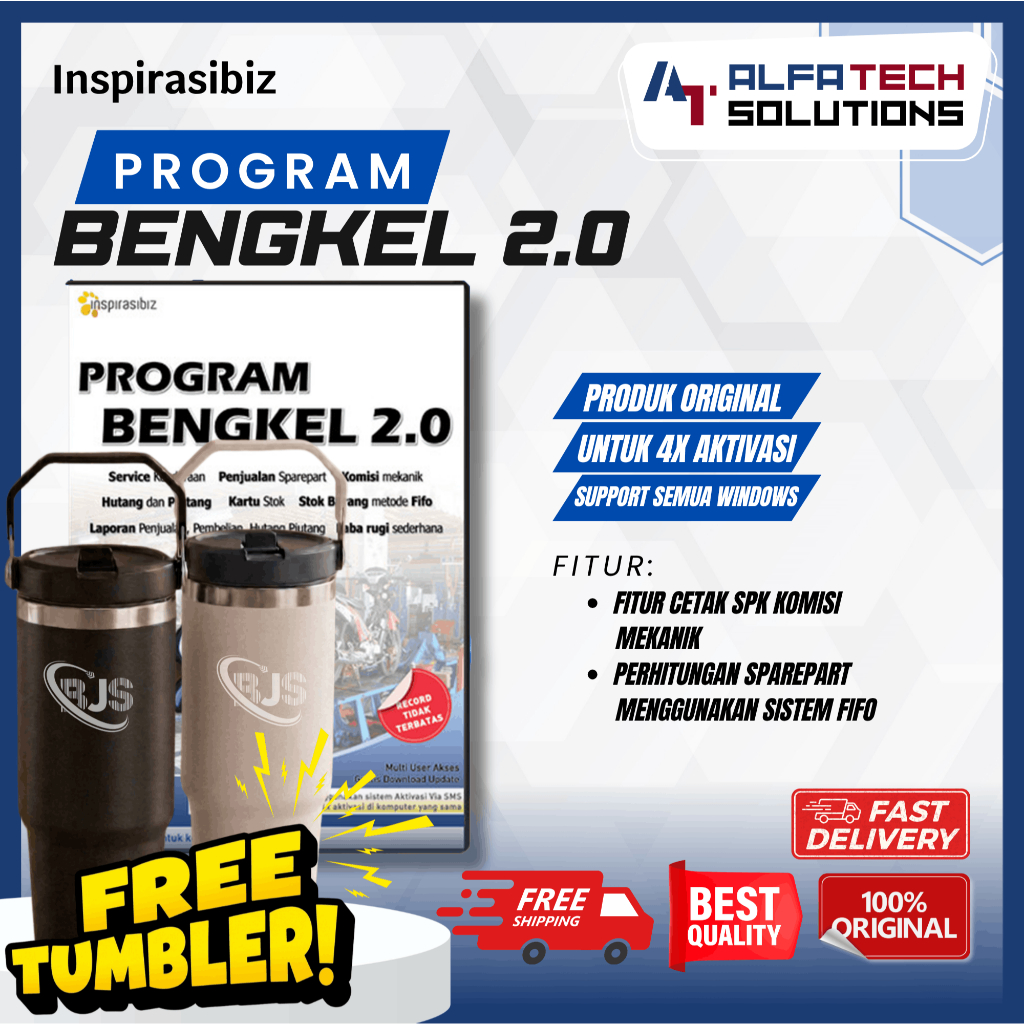 Program Bengkel | Program Bengkel 2.0 | Program Kasir Bengkel |  Software Bengkel | Software Bengkel