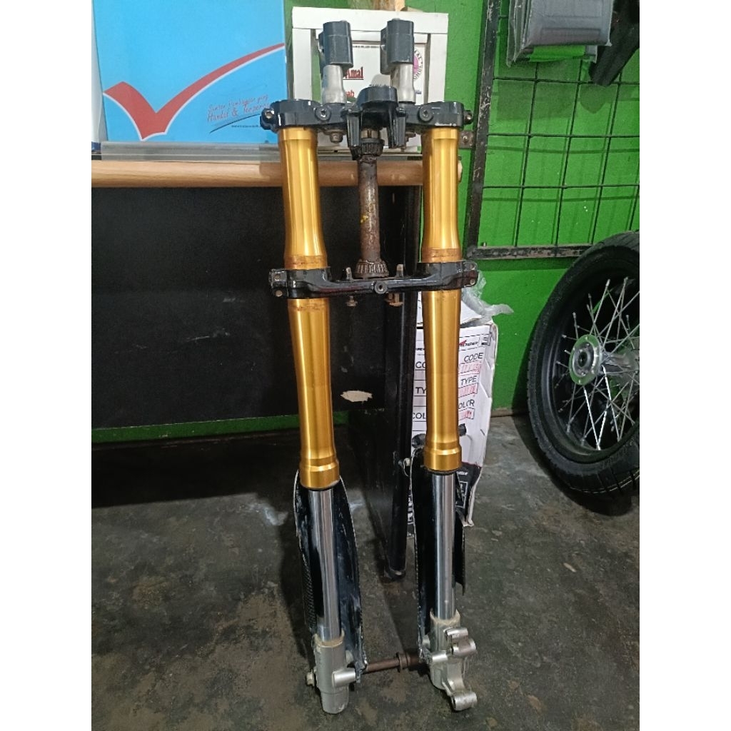 shock depan klx bf original copotan as aman