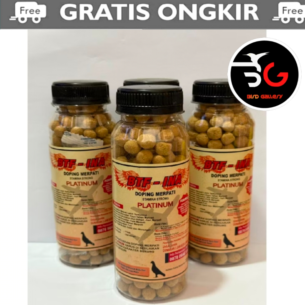 BTF INA PLATINUM JAMU MERPATI DOPING MERPATI JAMU BTF INA