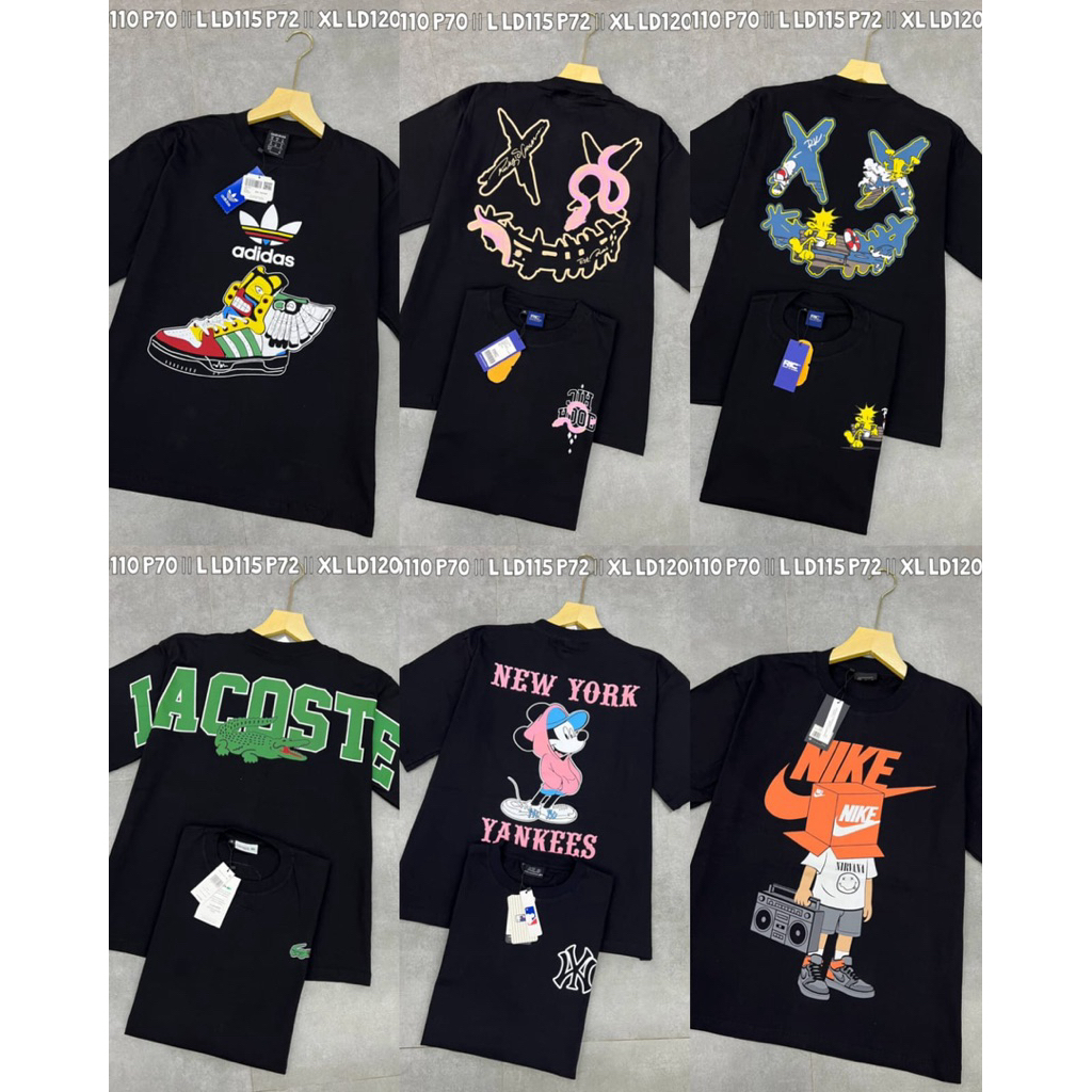 MIKIEE_MINIEE Kaos Oversize cowok cewek / Tshirt premium jumbo