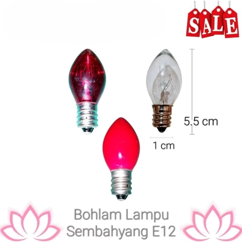 Bohlam Lampu Sembahyang E12
