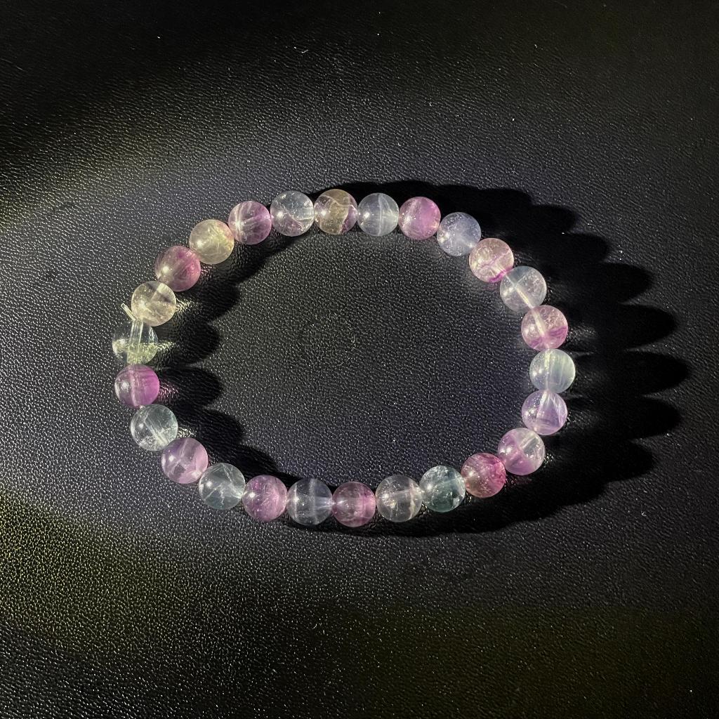 (NEW) Fluorite Beads Bracelet 6mm // Gelang Batu Fluorite
