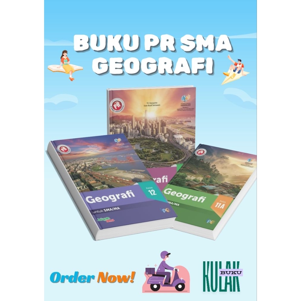 Buku PR Geografi SMA Kelas 10 11 12 Semester 1 & 2 Intan Pariwara Edisi Baru