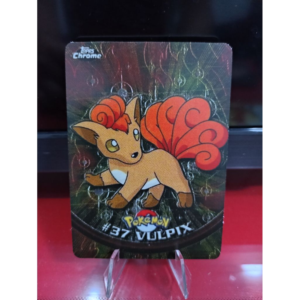 Kartu Pokemon Vulpix vintage Topps 1999