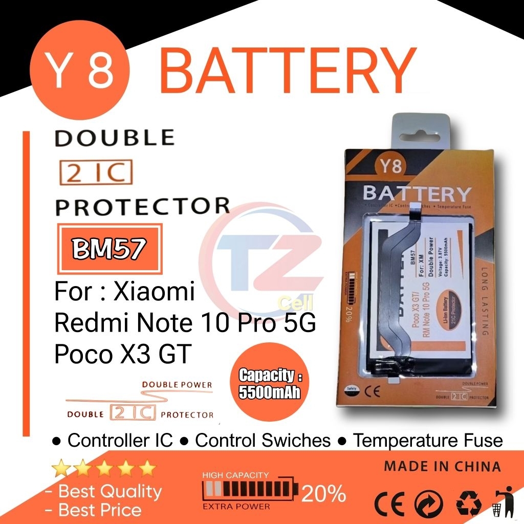 Baterai BN57 / BM57 / Poco X3 / Poco X3 Pro / Poco X3 NFC / POCO X3 GT / Redmi Note 10 Pro 5G / DOUB