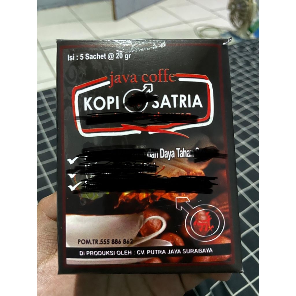 kopi satria st*mina bisa cod 100% Original