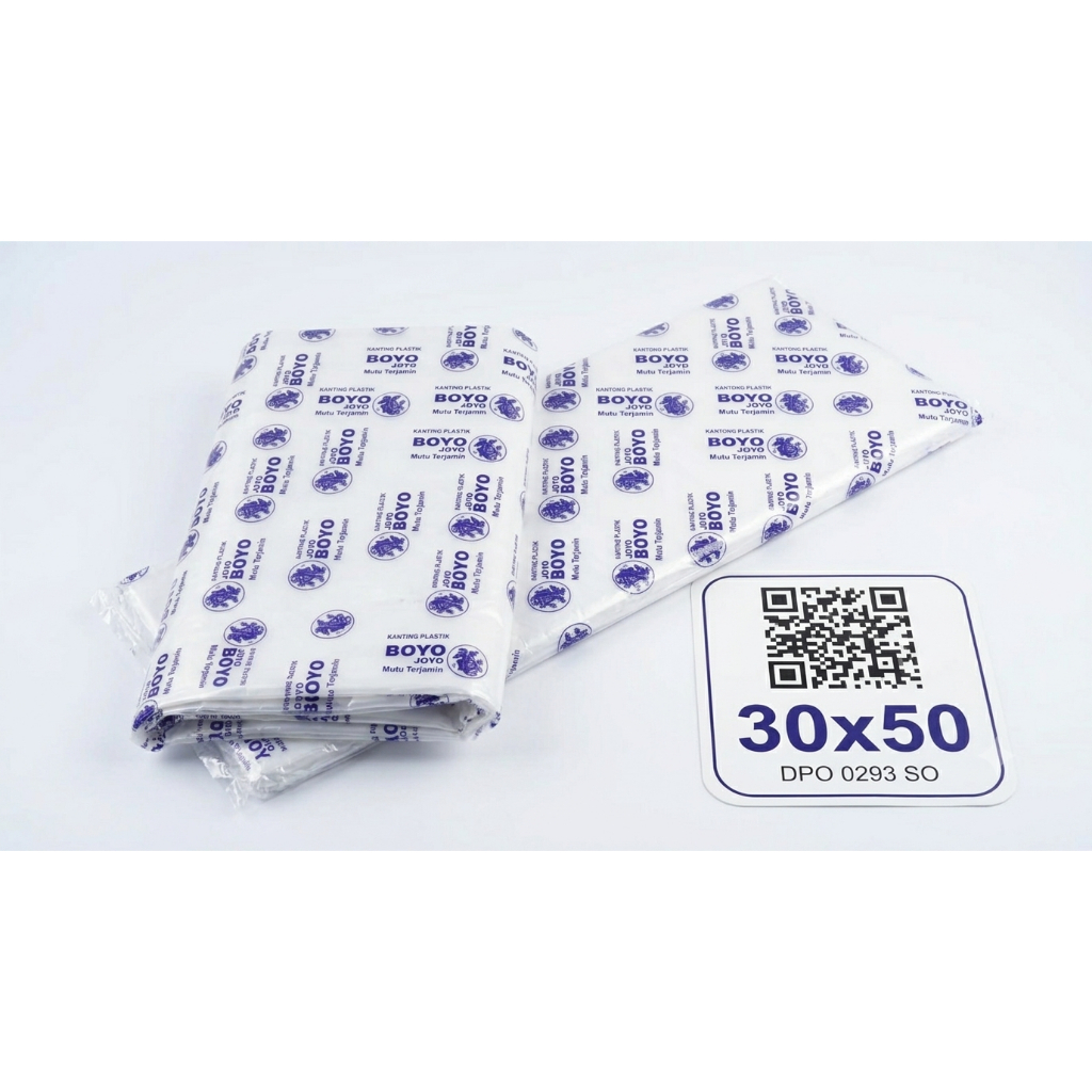 Kantong Plastik HDPE Joyo Boyo (30x50) ISI 100