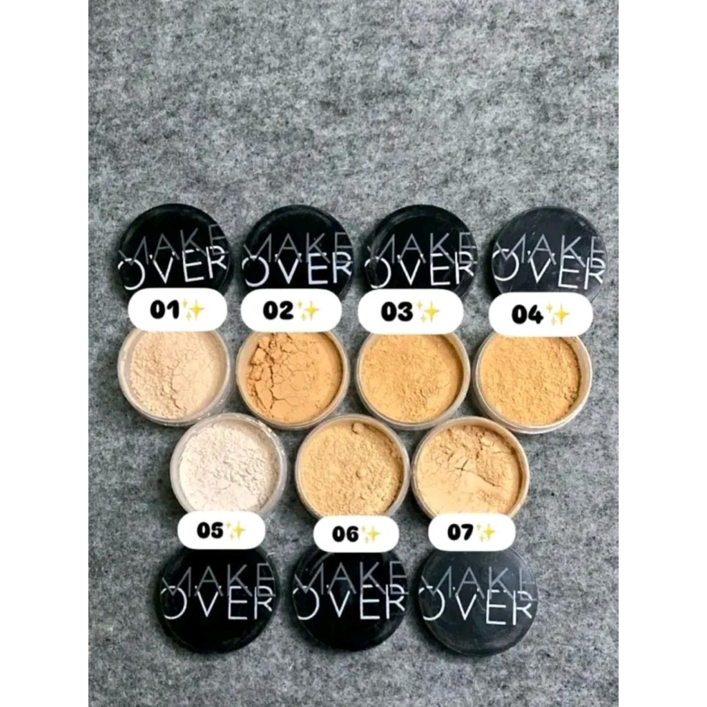 bedak tabur/bedak make over/bedak make over rijek kemasan