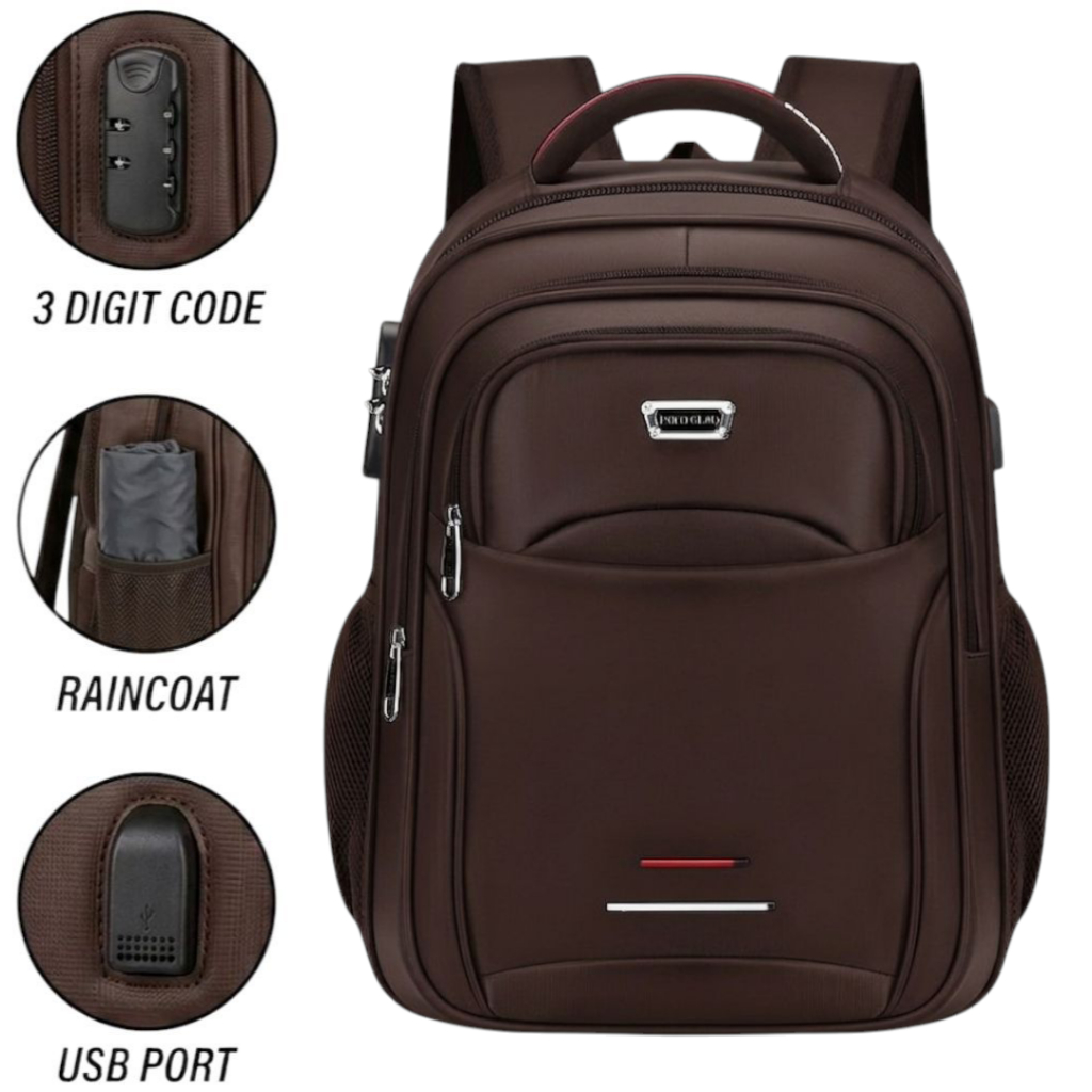 Tas Polo GLAD 14 In Tas Anak Polo Kunci Usb Port Polo Raincoat Import