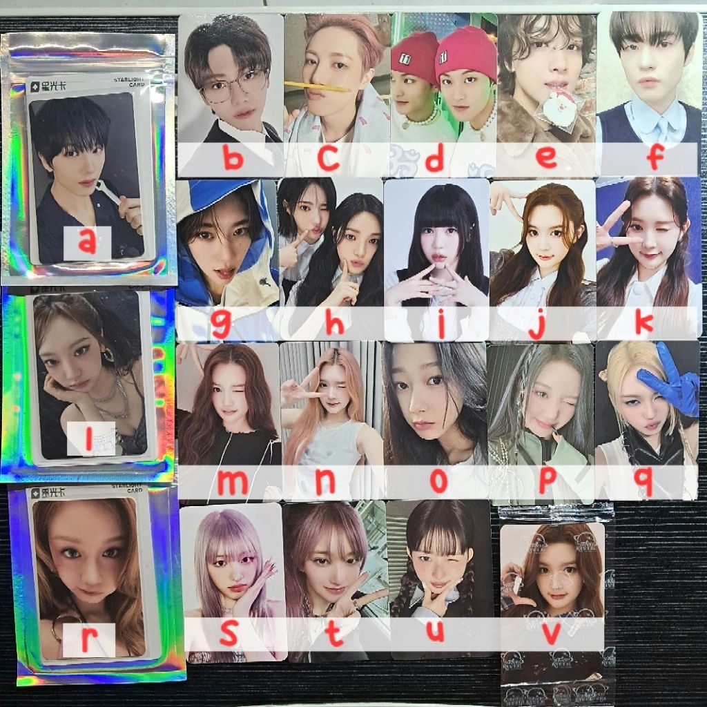 [PART 1] FREE PC OFFICIAL Photocard Official NCT Dream, NCT Wish, Hearts2hearts, Aespa, Ive, Babymon