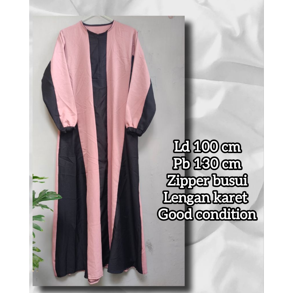 Gamis Abaya Two Tone