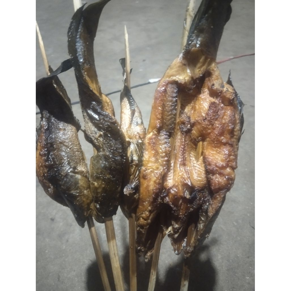ikan gabus asap