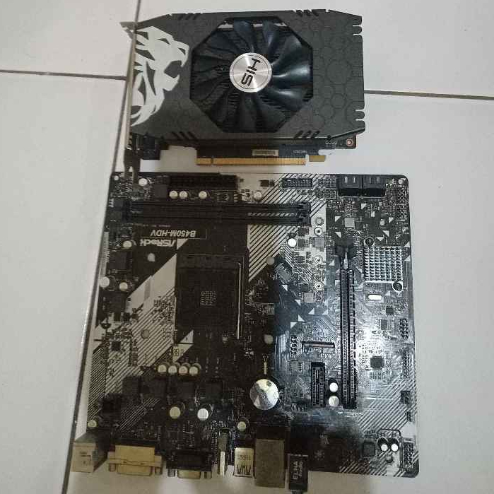 Mobo B450M AsRock VGA RTX560 Minus (Rusak)