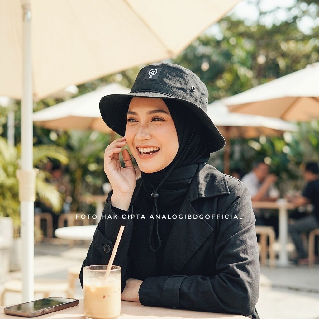 Topi Pria Wanita Hijab Friendly Non Hijab Anti Panas Rimba Outdoor Adventure Gunung