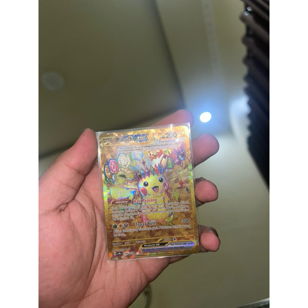 Pikachu Ex Ur Indo Ver Terastal Festifal