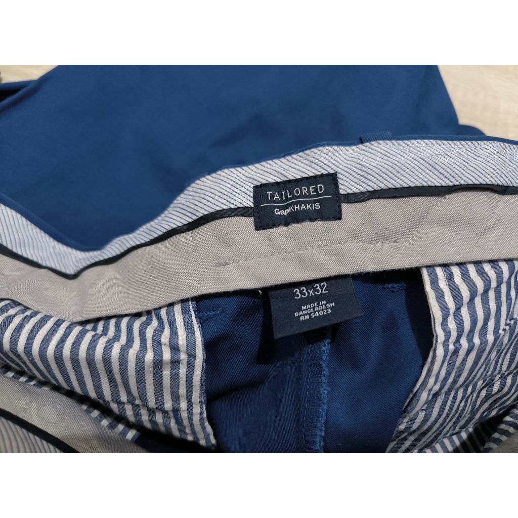Celana Chino Gap Biru Sz 33