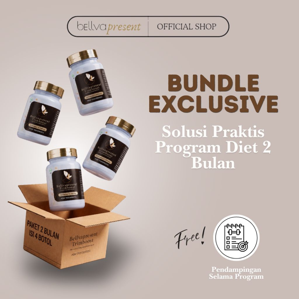 PAKET HEMAT PELANGSING BADAN TRIMBOOST 2 BULAN PELANGSING AMPUH HERBAL CEPAT AMAN MENURUNKAN BERAT B