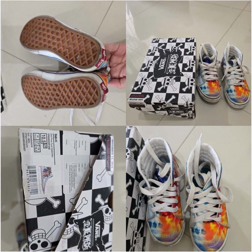 SA008-Sepatu Anak One Piece Vans