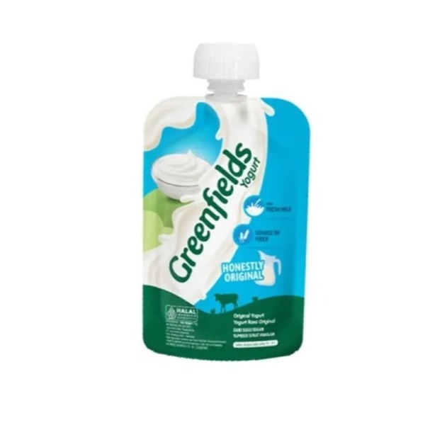 GREENFIELDS KIDS YOGURT POUCH ORIGINAL 100GR