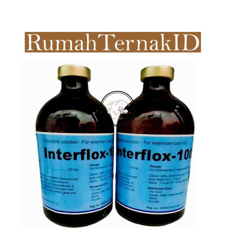 Interflox-100 | obat injeksi pernafasan dan pencernaan untuk hewan