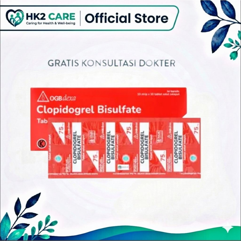 ORIGINAL CLOPI 75MG 1 STRIP 10 TABLET