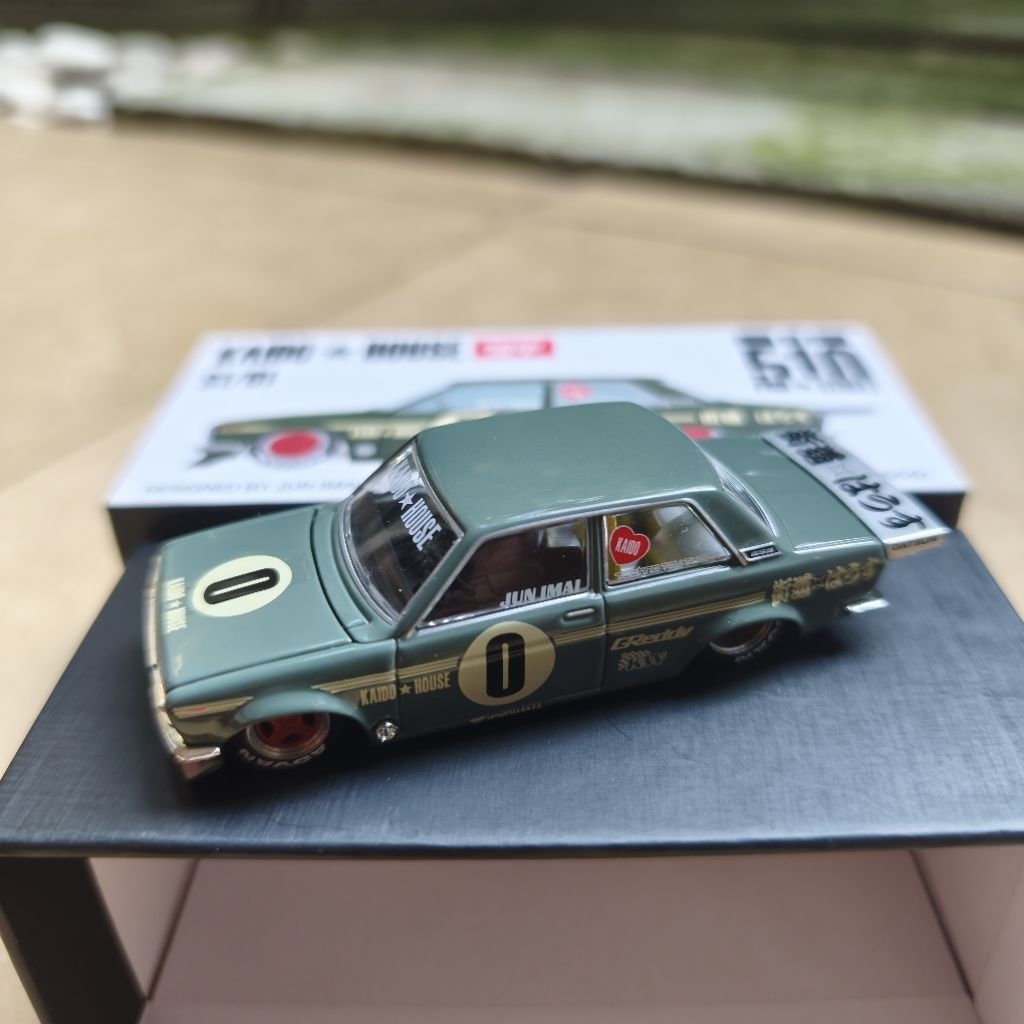 Loose MiniGT Mini GT x Kaido House Datsun 510 Pro Street OG Green