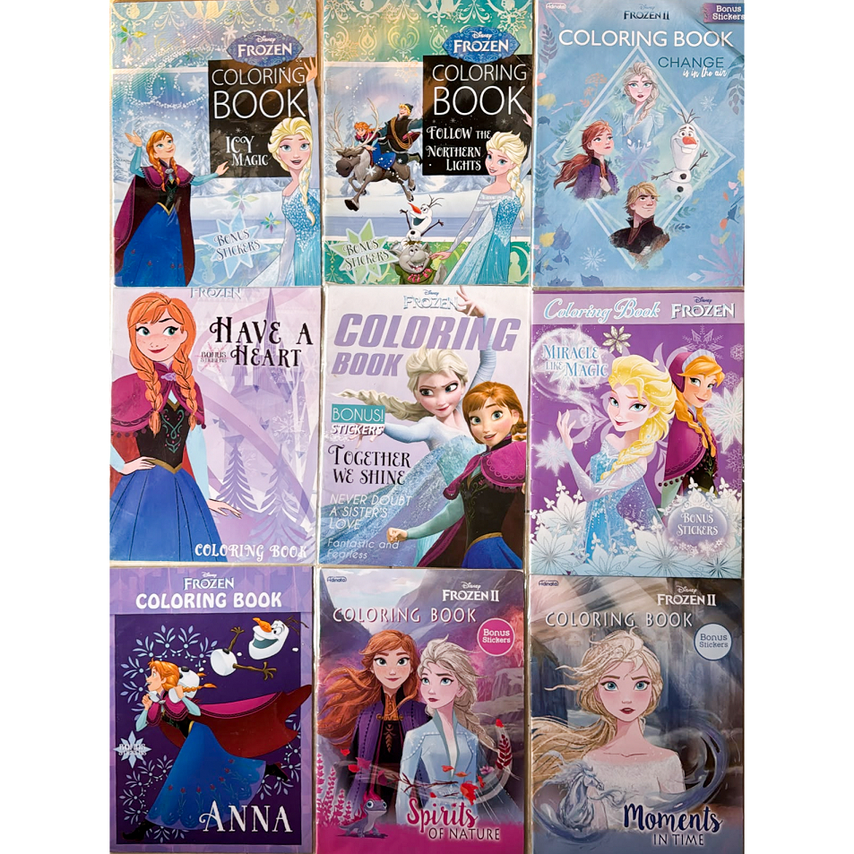 Disney Frozen Coloring Book Amazing Light with Bonus Stickers