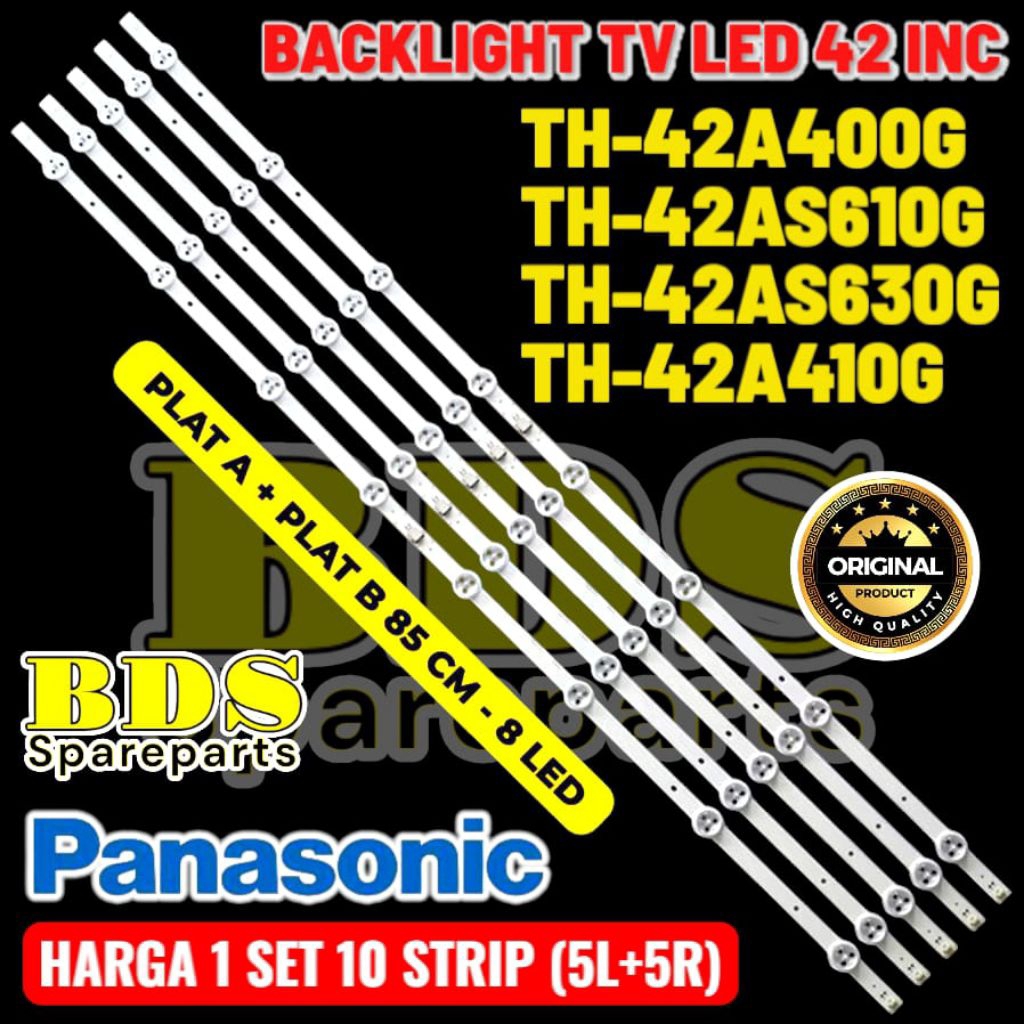 Backlight tv led panasonic 42 inch 42A400G 42AS610G 42AS630G 42A410G