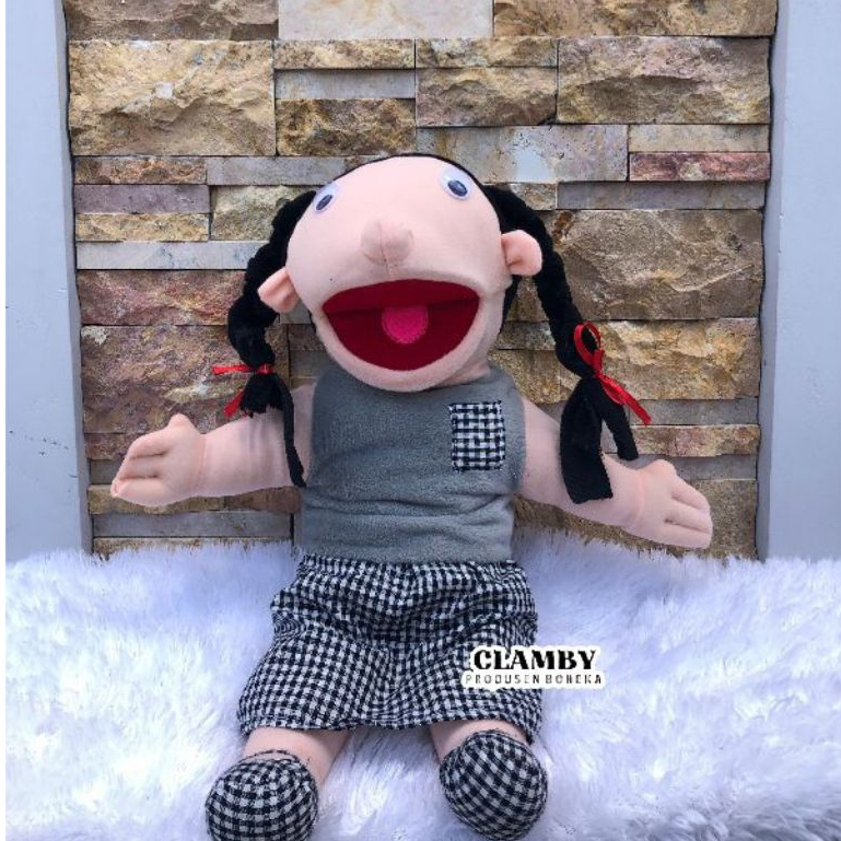 Boneka Muppet Dongeng Koko Cici | Boneka panggung 75 cm | Handpuppet Ventriloquist
