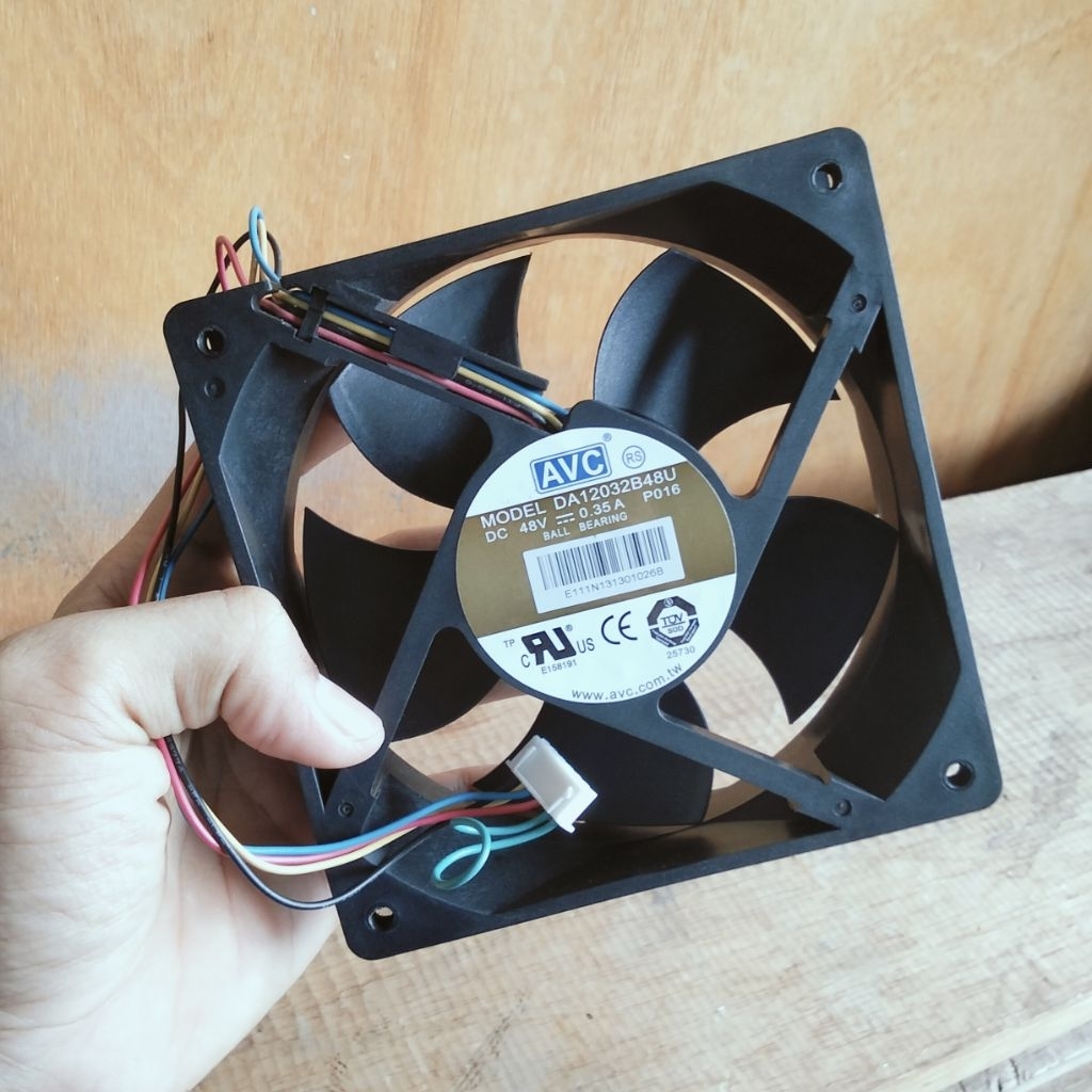 Kipas Angin DC 48V 12×12cm 0.35A