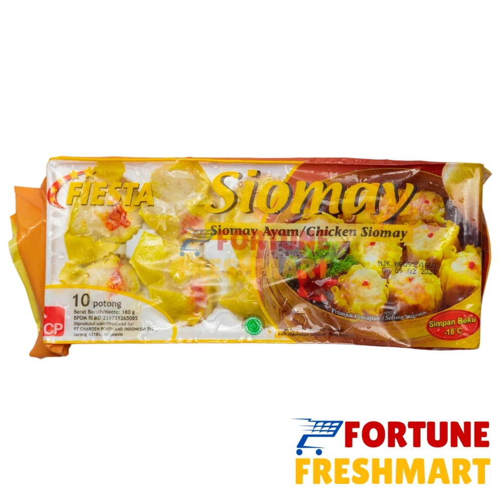 Fiesta Siomay Ayam 180gr isi 10 Pcs Butir | Dimsum Chicken Siomay 180 g gram | Dim Sum Halal Kukus F
