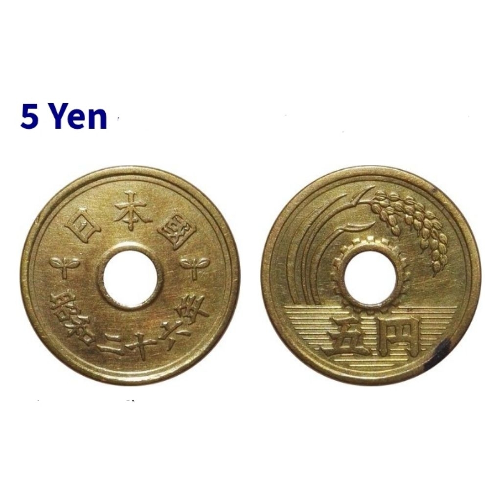 koin jepang 5 yen