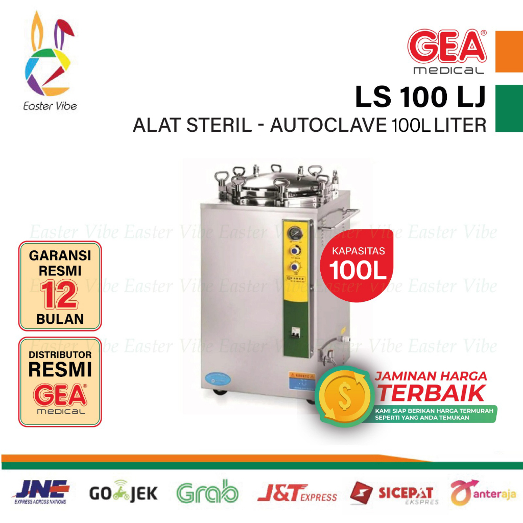 Autoclave SS GEA LS-100LJ 100 Liter/LS 100 LJ 100Liter GEA