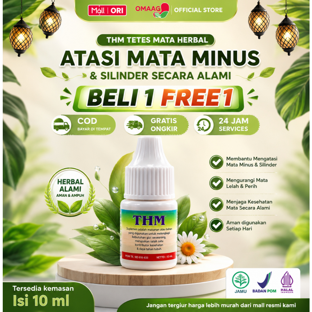 THM Obat Herbal Mata THM Original Tetes Mata THM Naturaid