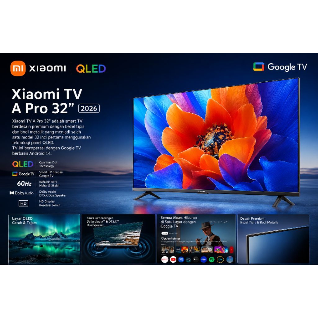 Xiaomi 32 inch QLED android