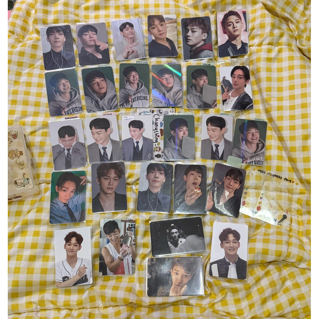 [ofc] photocard chen kim jongdae exo tihol lotto box elyxion