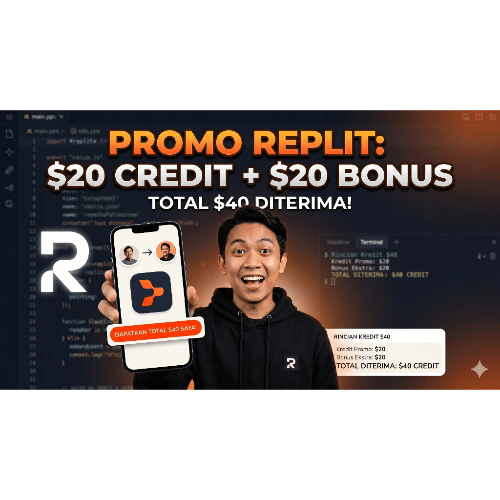 Replit core AI Build Full Stack apps Tanpa pemahanan coding