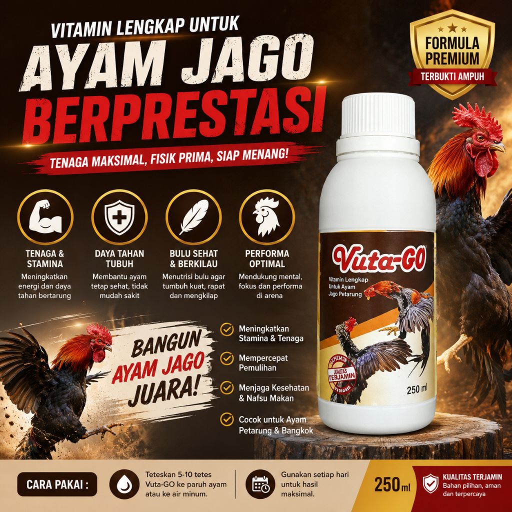 vitamin ayam adu / vitamin ayam jago / vitamin ayam aduan