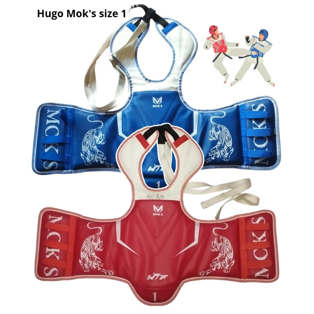 Hugo / Body Protector Taekwondo MOCKS Lion Size 1 (second hanya dipakai untuk latihan)